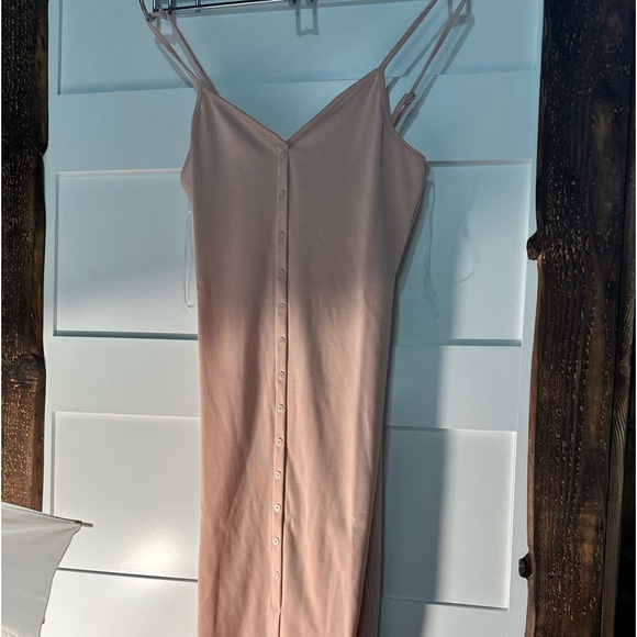 Active USA Pale Pink MIDI/Maxi Dress | Size Large | Sleeveless NWT D12180 - Picture 12 of 14